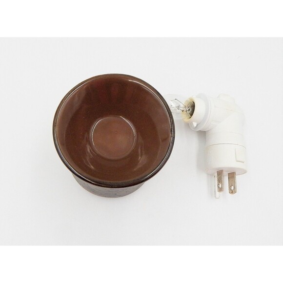 Scentsy Bronze Age Wax Warmer Plug-In Night Light Shimmery Swirls - Picture 5 of 7